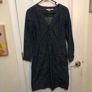 BODEN denim dress size 6L